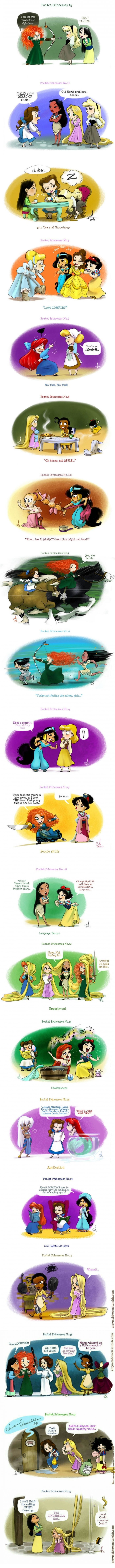 If Disney Princesses lived together