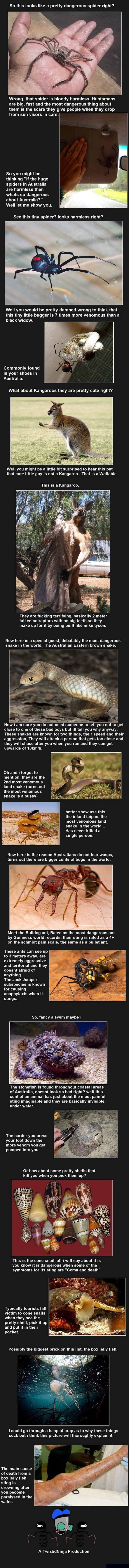 Australia, land of remarkable sights