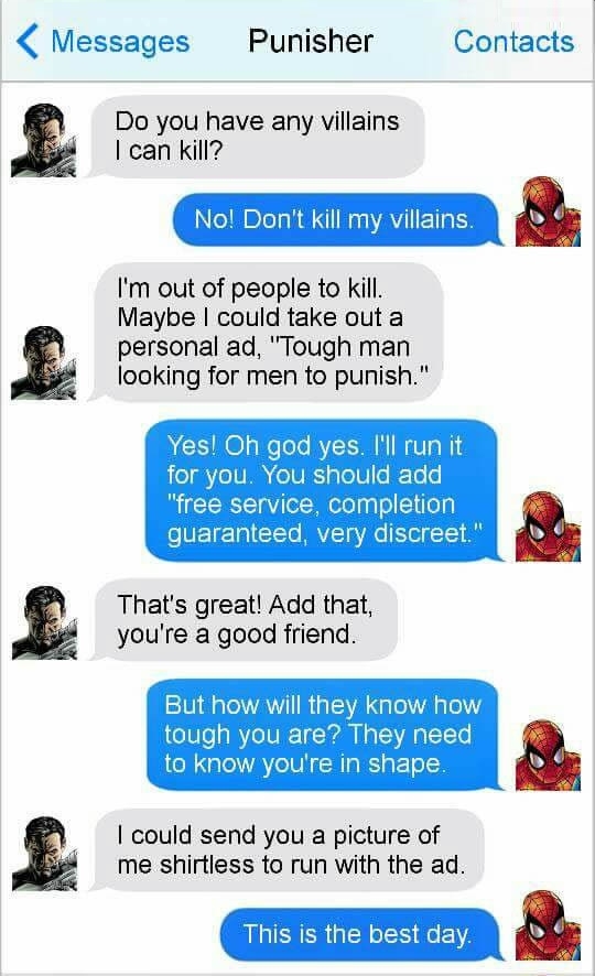 Oh Spidey I know what you did there...