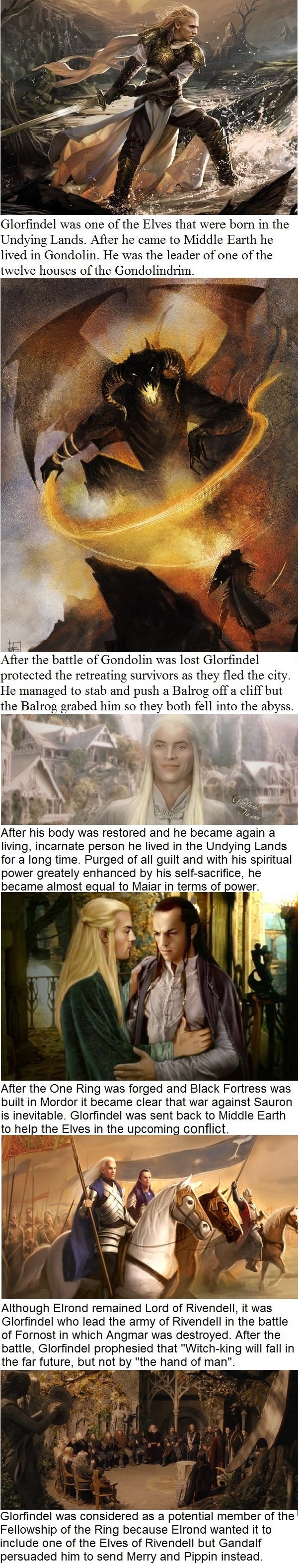 Glorfindel facts