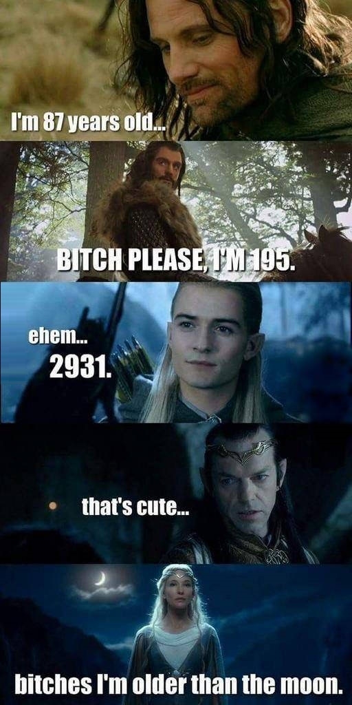 Bilbo be like I am over 111