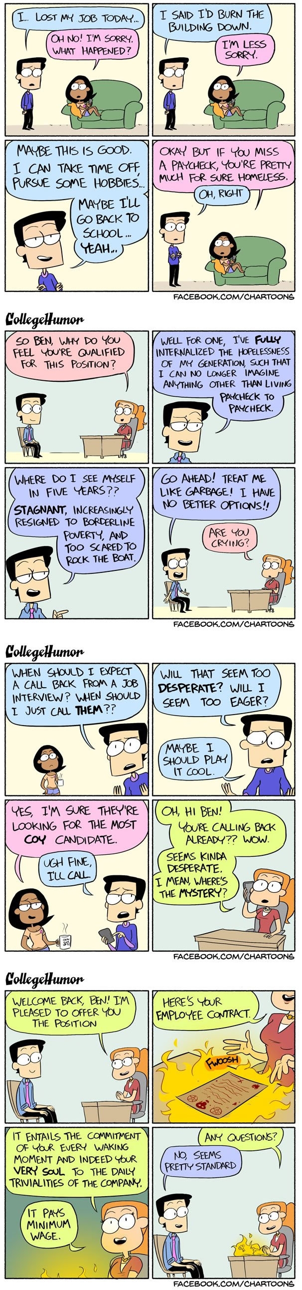 Comics that prove finding a job sucks