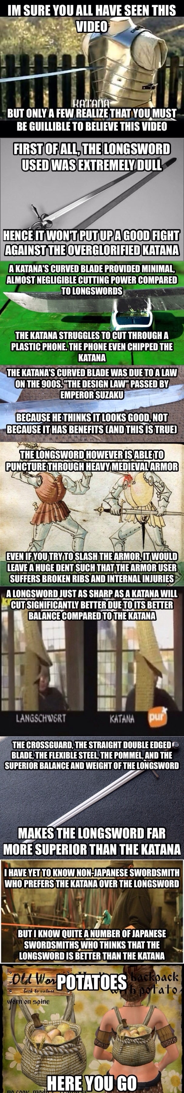 Longsword vs Katana