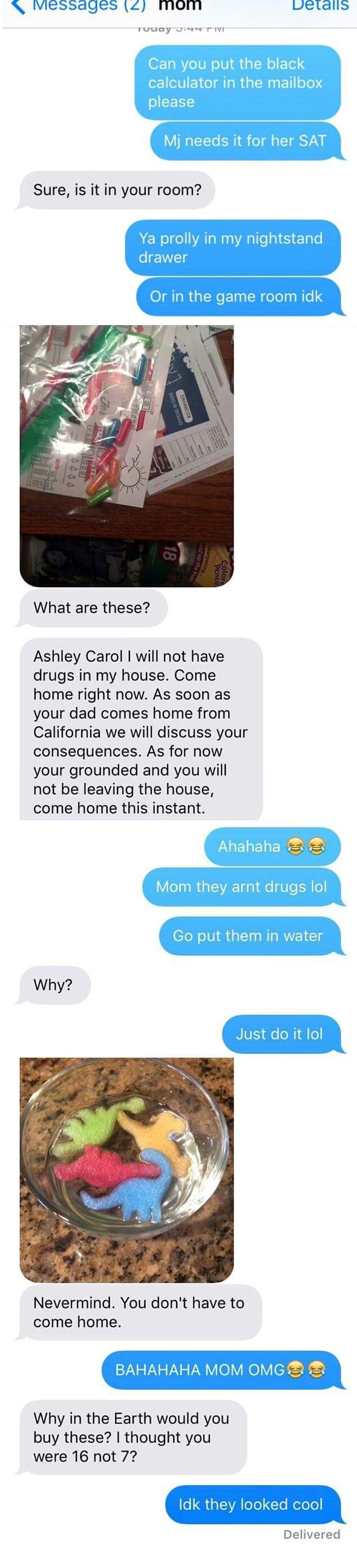 Mom thinks she found daughters drugs