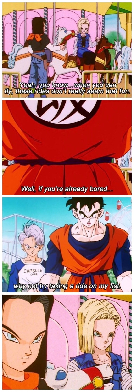 Gohan had no chill