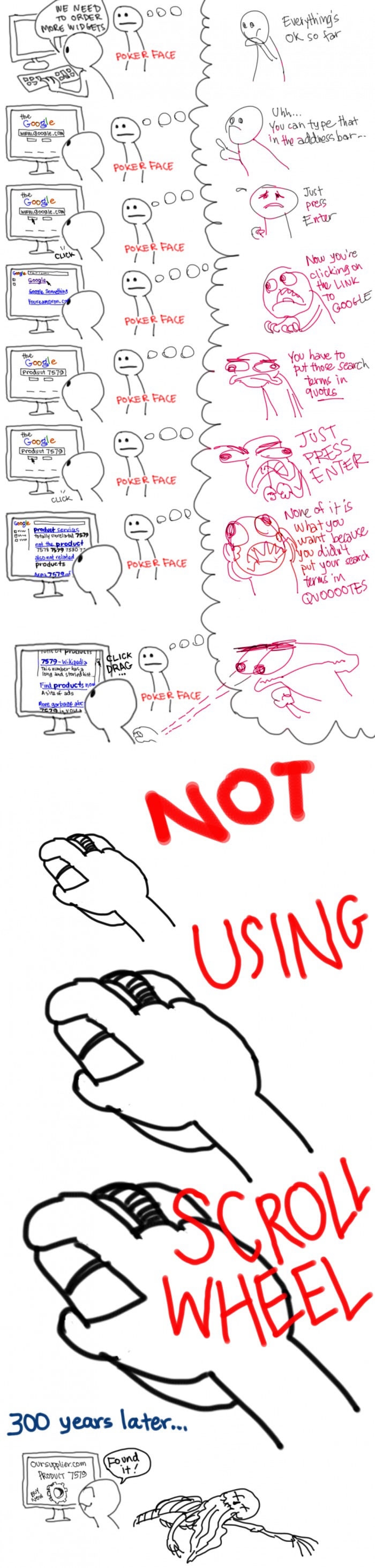 When old people use Google