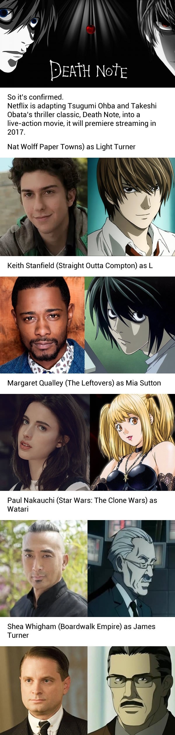 Netflix's live-action Death Note begins filming
