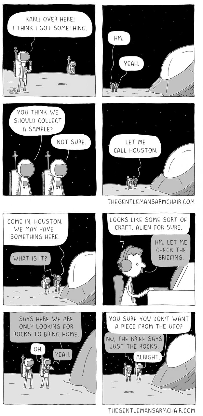 Disgruntled astronauts