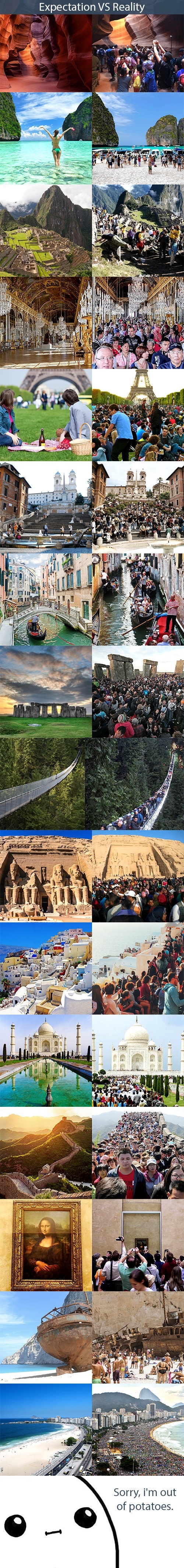 Holidays, expectation vs reality
