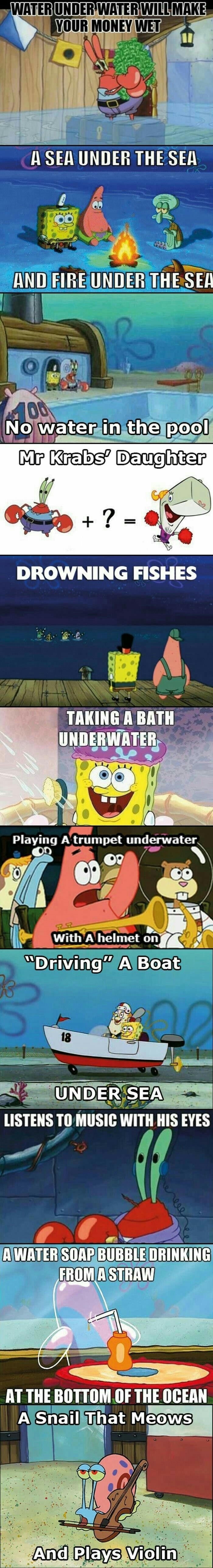 The logic of Spongebob