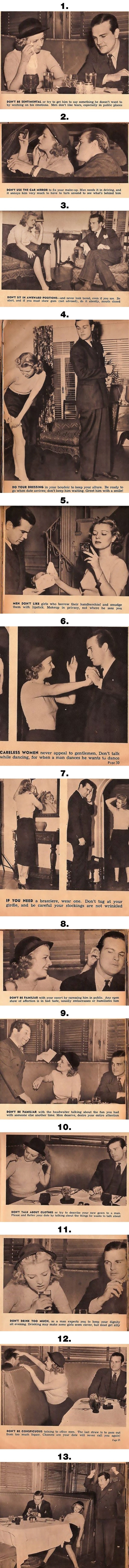 Dating tips for single ladies back in 1938