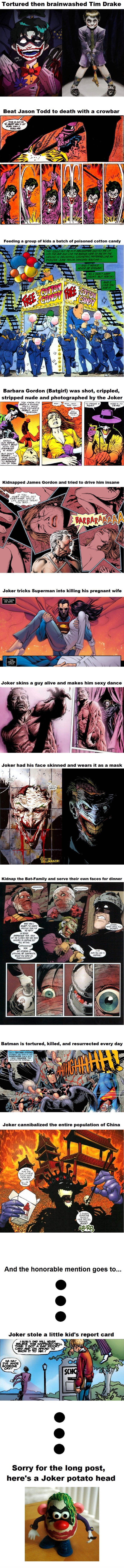 Why the Joker is one of the most f**ked up villains of all time