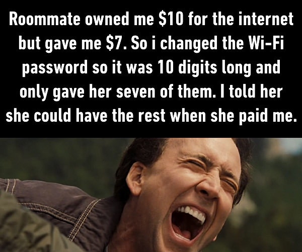 Good revenge. Clean and simple.