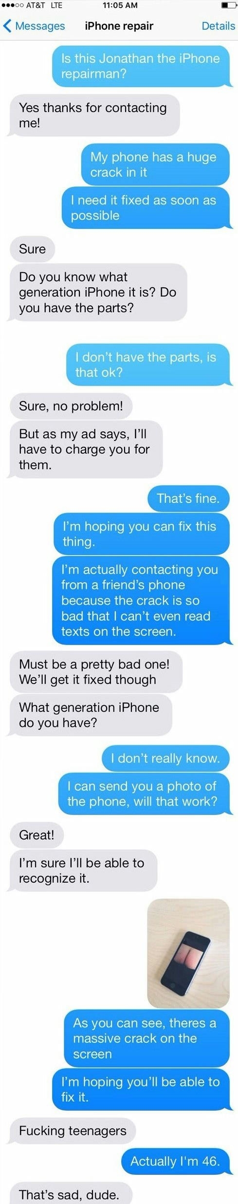 Iphone repairman