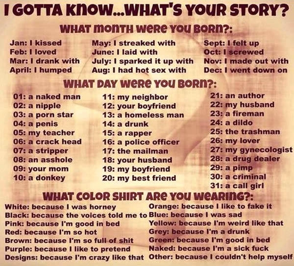 What's your story?