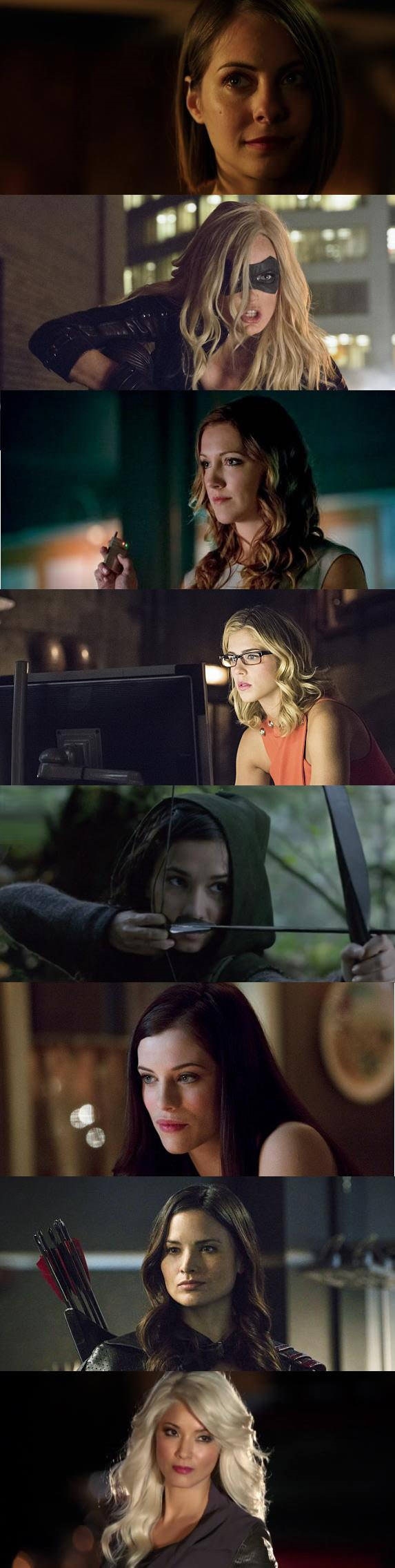 The Arrow babes. Who is your favorite?