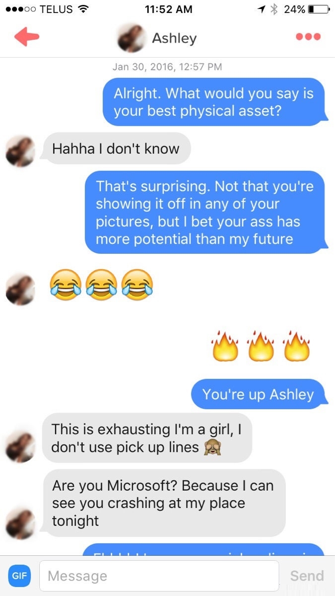 Well played, Ashley