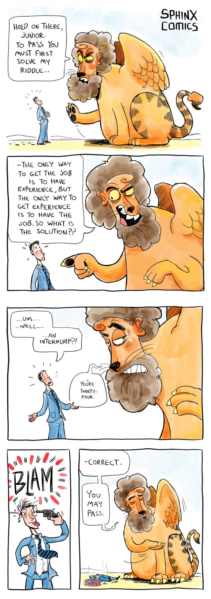 Can you solve the Sphinx's riddle?