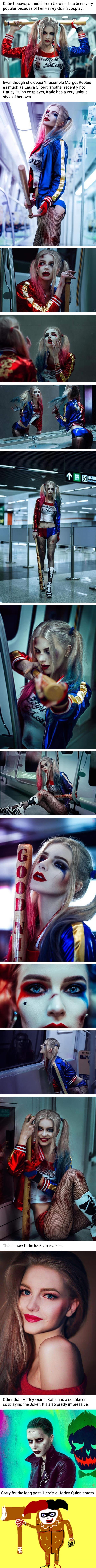 Harley Quinn cosplayer from Ukraine