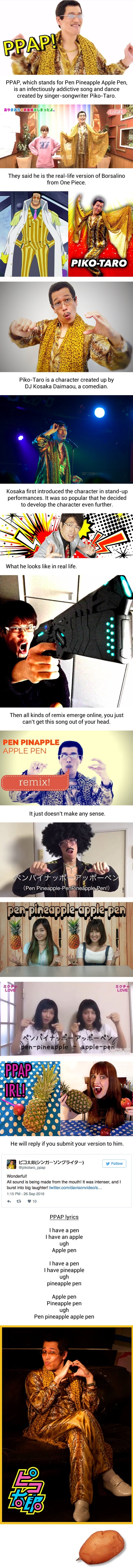 Story of pen pineapple apple pen