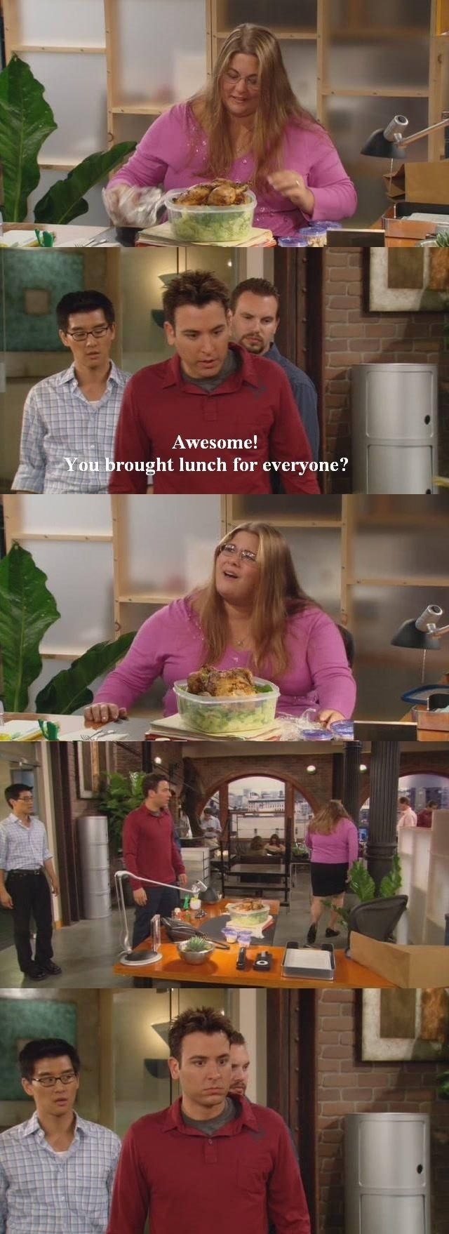 Ted completely destroyed her!
