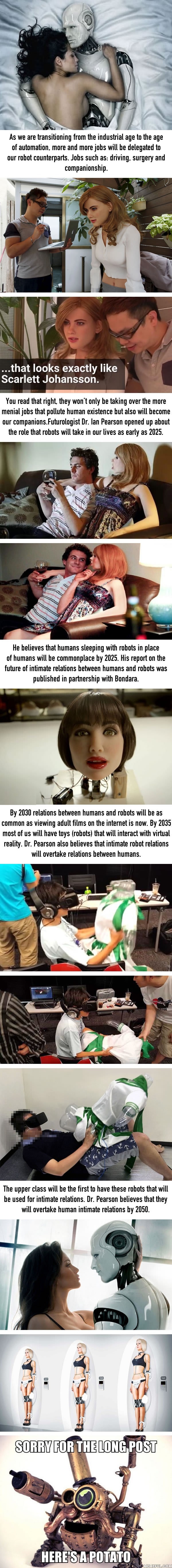 Pleasure robots are being made to replace humans by 2025