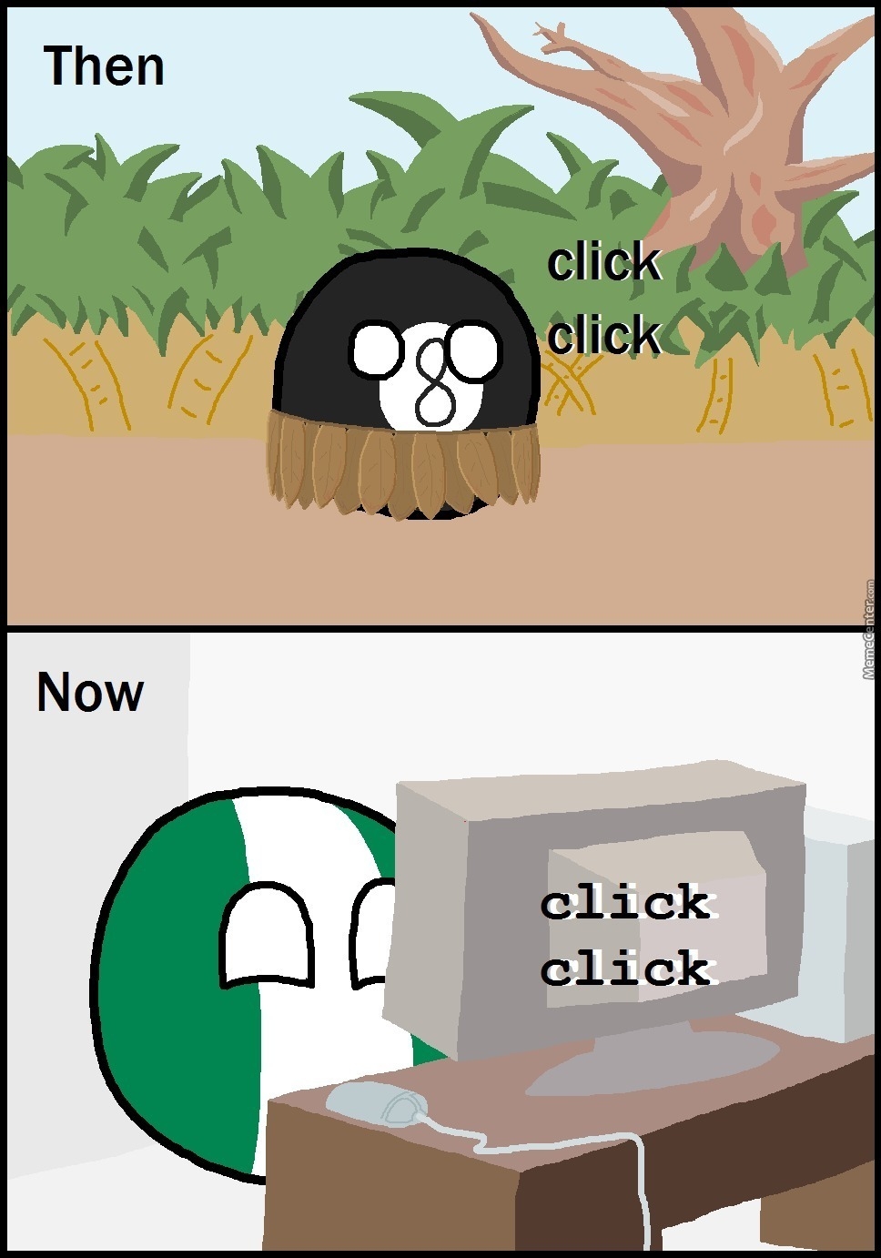 Africa then and now