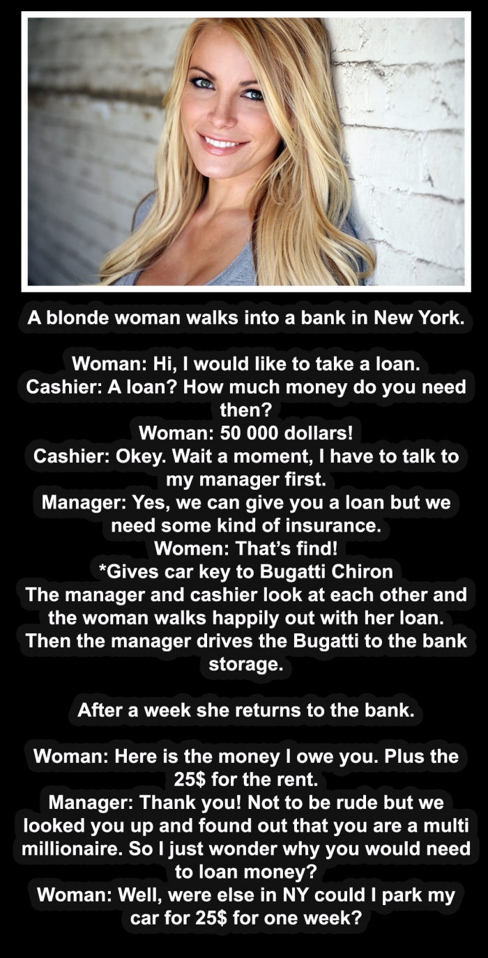 Blonde joke