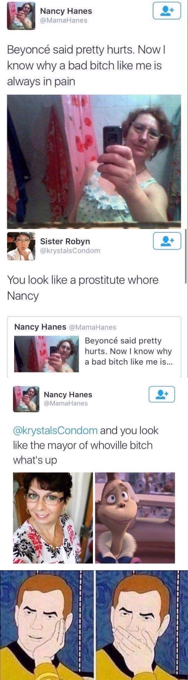 Nancy is savage