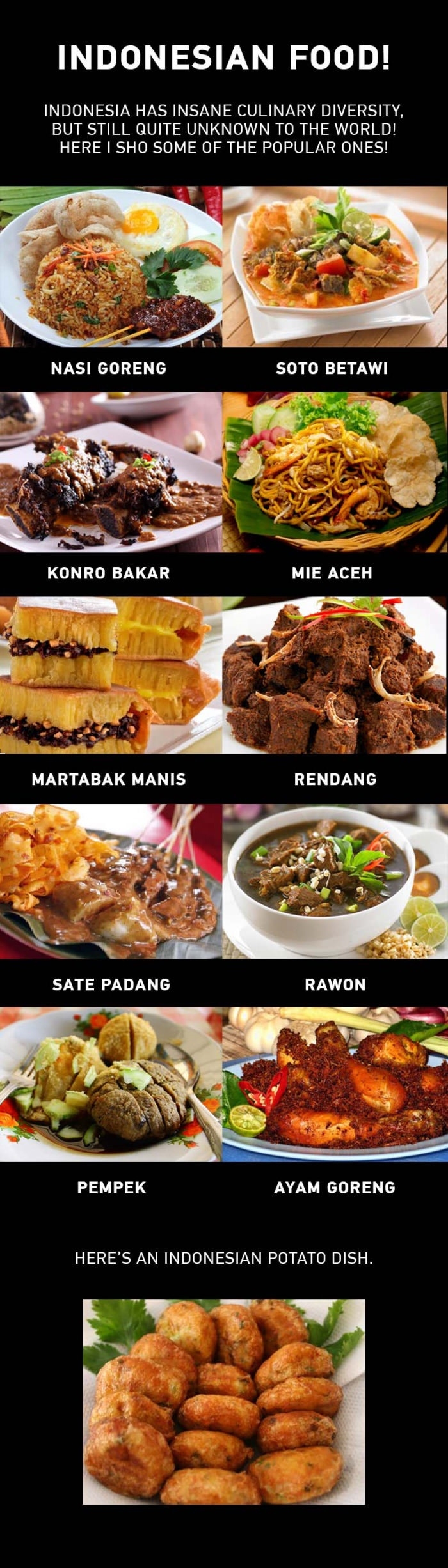 Indonesian food