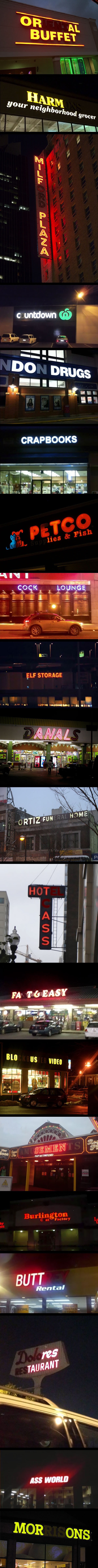 Neon sign fails