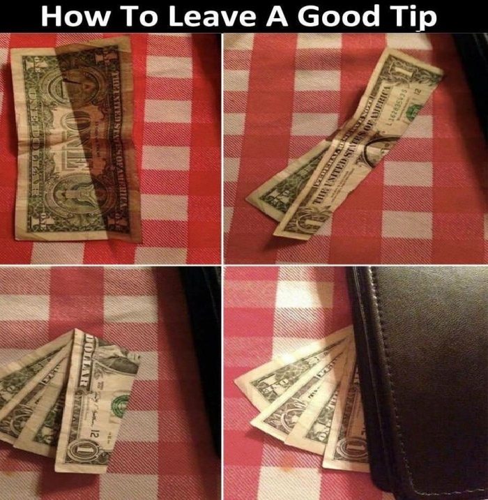 A tip for tipping