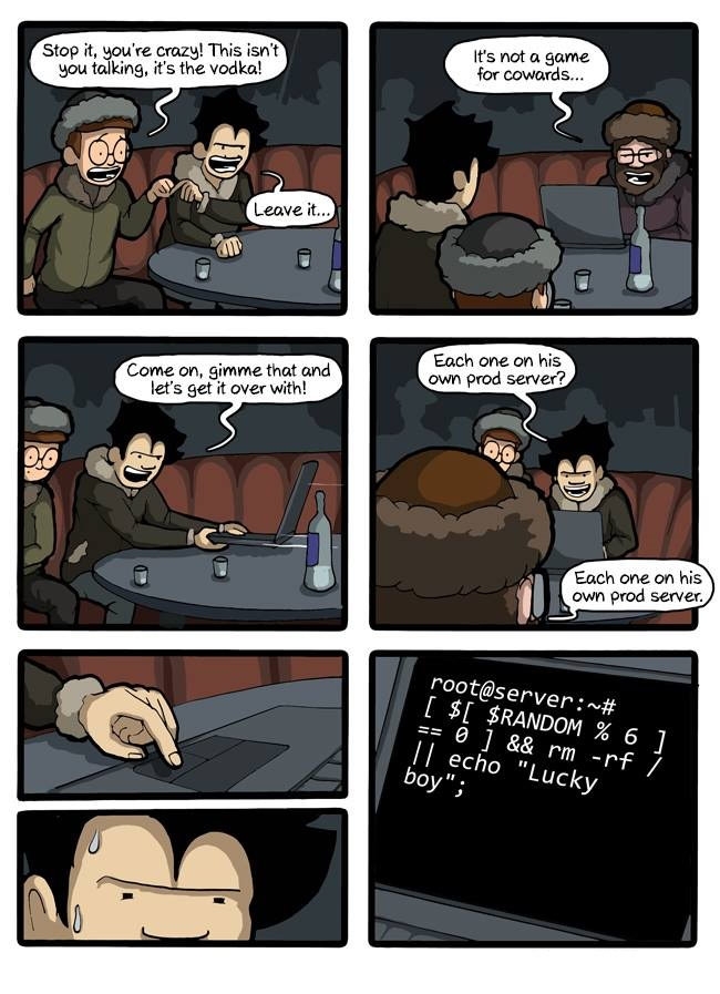Russian roulette for programmers