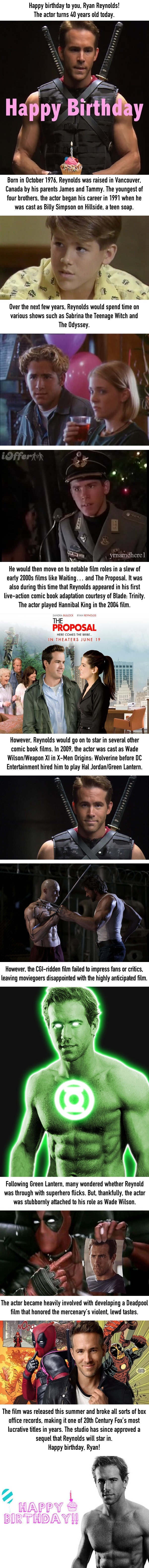 Happy Birthday Ryan Reynolds!