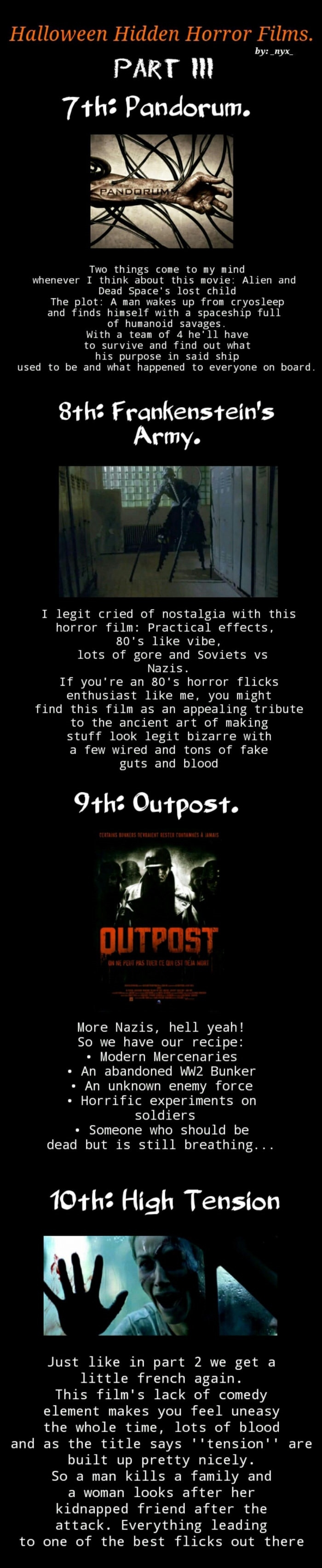 Halloween hidden horror films (Part 3)