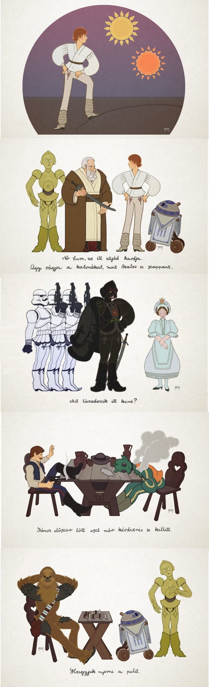 Hungarian Folklore Star Wars