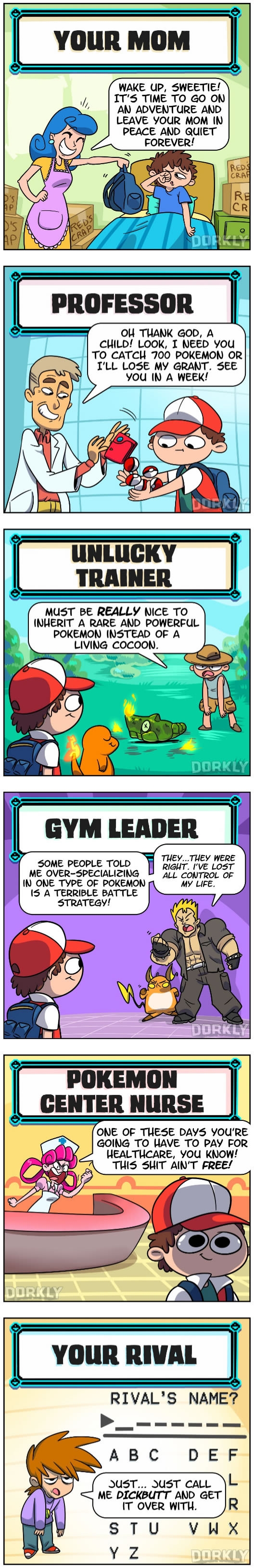 Pokemon NPCs you see in every game