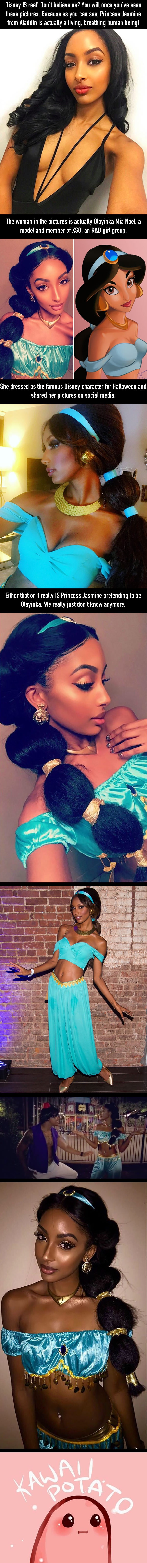 Olayinka Mia Noel looks like real-life Disney princess Jasmine