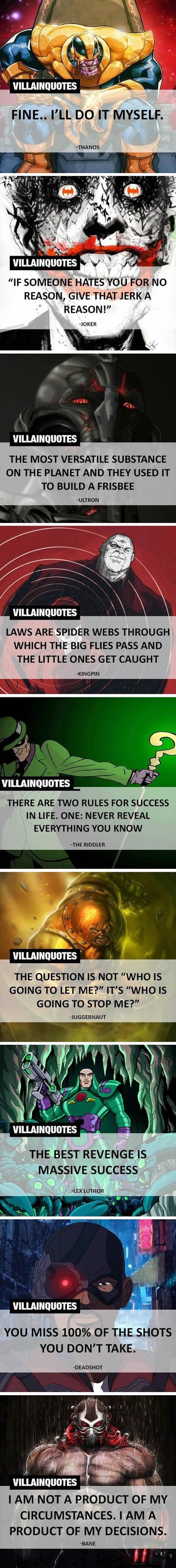 Villain quotes