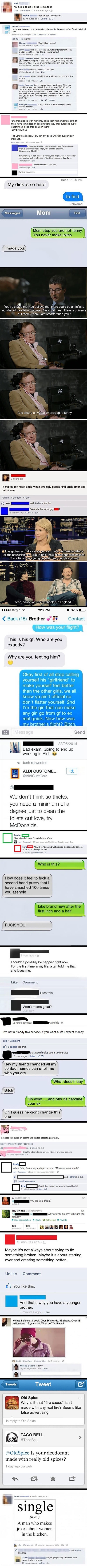 Some of the best burns found around the internet