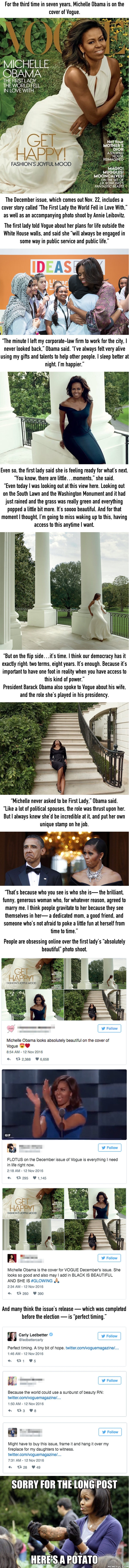 Michelle Obama in Vogue