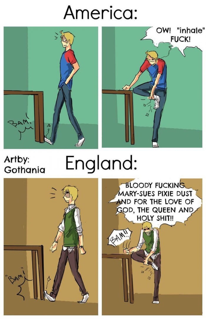 America vs England