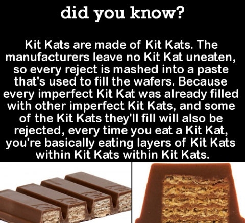 Yo dawg I heard you like Kit kat on a Kit kat made from a Kit kat