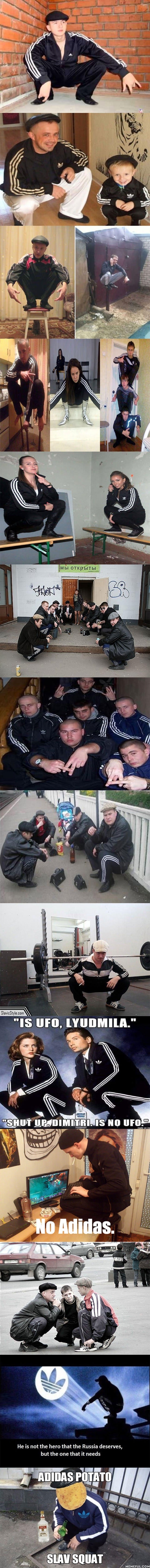 Adidas Russian/Slav squat
