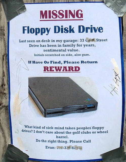 Floppy Drive Missing