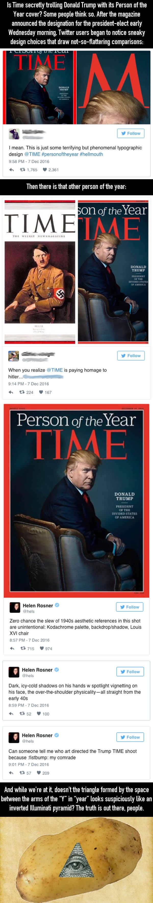 Trump in TIME's Person of the Year cover