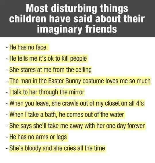 Disturbing things kids have said