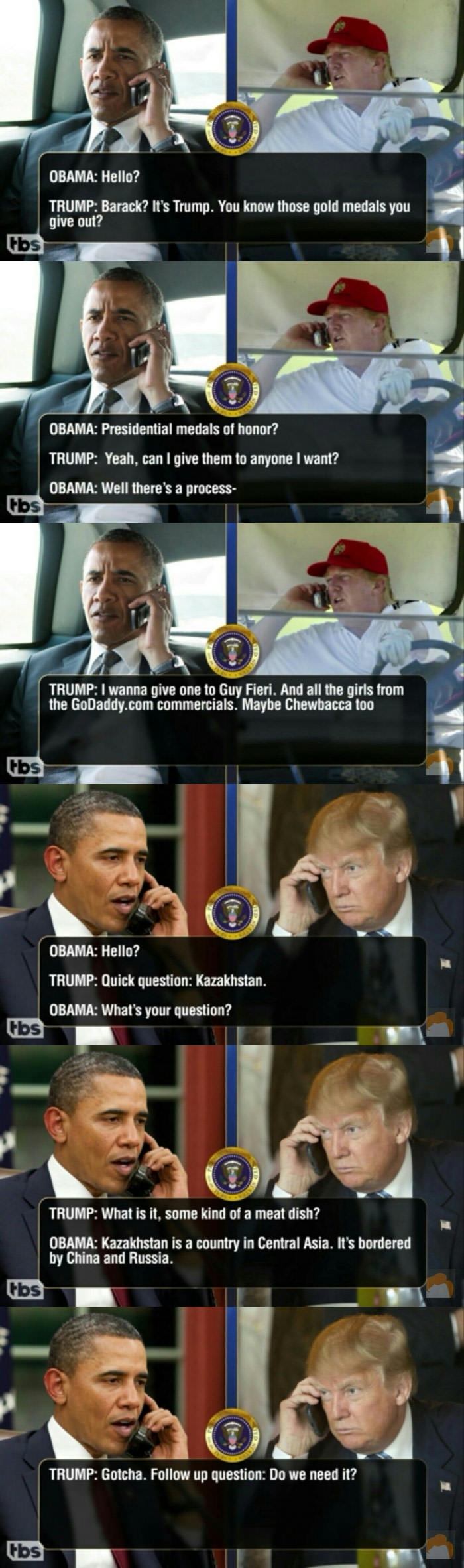 Leaked transcripts of Trump & Obama pt.3