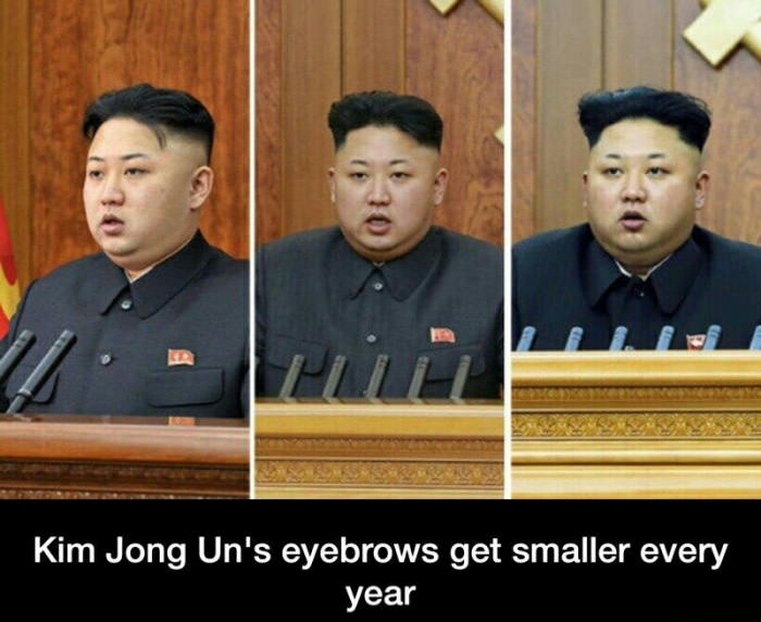 Something funny about him!