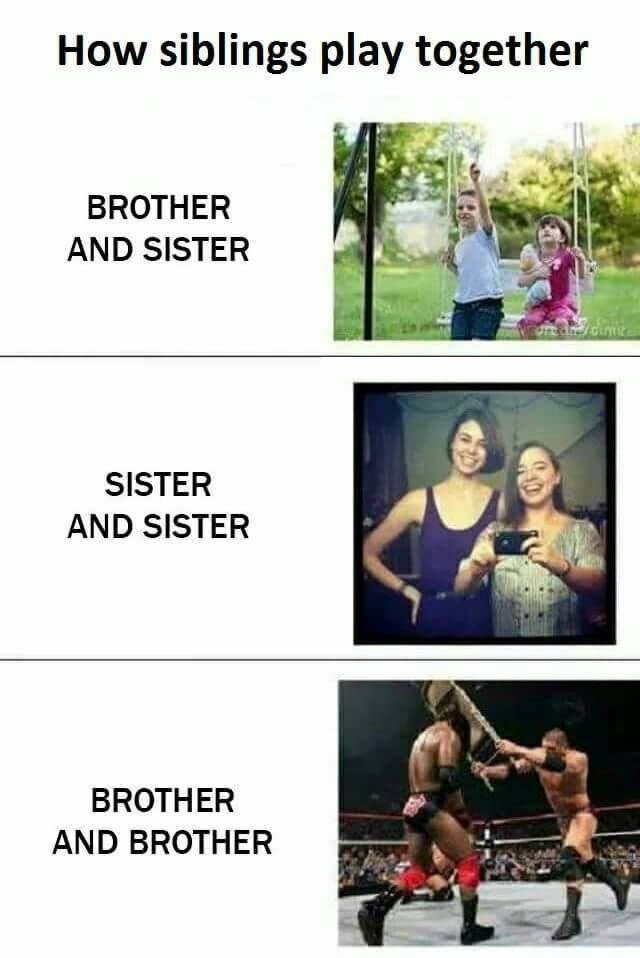 How siblings play together